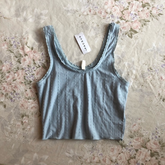 PacSun Tops - —SOLD— Pacsun Lace Pointelle Tank
